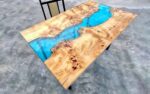 Premium 4 Seater Dining Table - Epoxy Resin & Wood