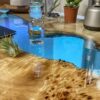 Premium 4 Seater Dining Table - Epoxy Resin & Wood