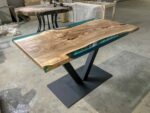 Wooden Dining Table - Epoxy Resin