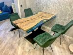 Wooden Dining Table - Epoxy Resin