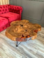 Live Edge Teak Centre Table