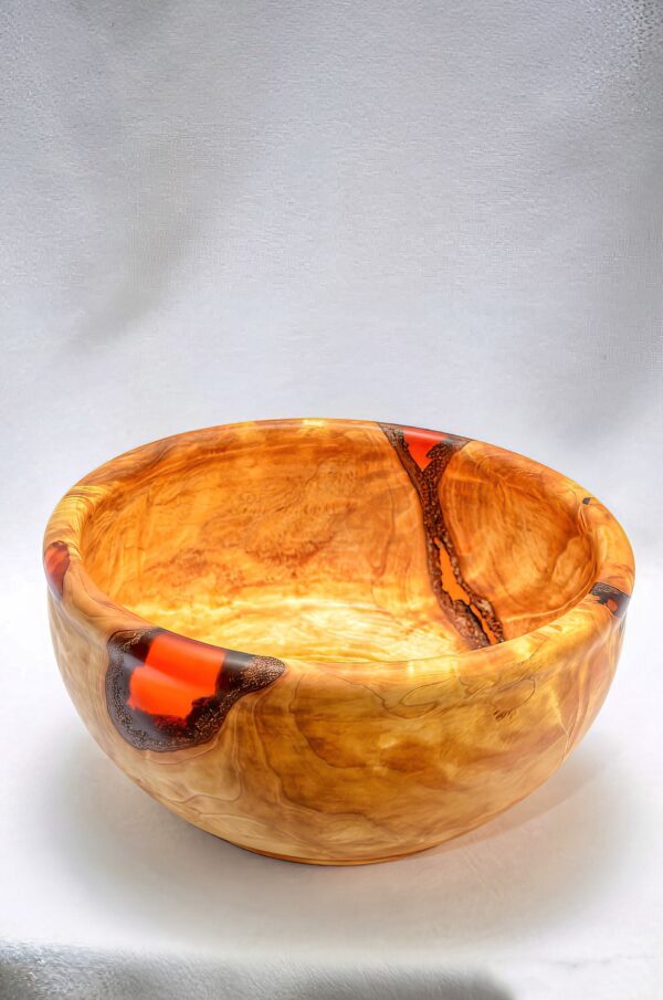 Luxe Resin & Teak Bowl