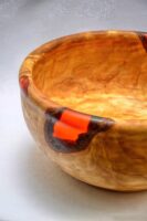 Luxe Resin & Teak Bowl