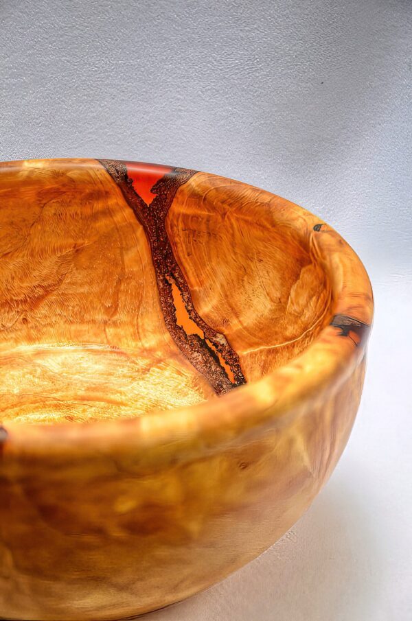 Luxe Resin & Teak Bowl