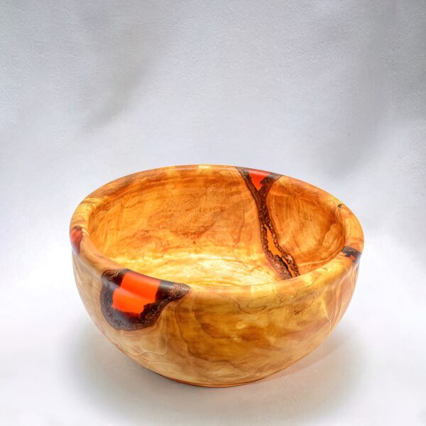 Luxe Resin & Teak Bowl