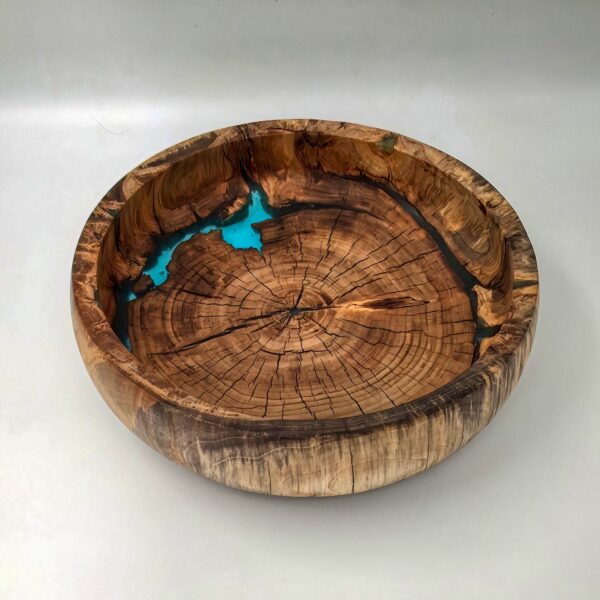 Epoxy Resin Wooden Bowl