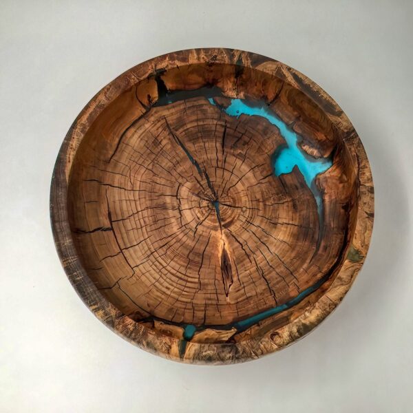 Epoxy Resin Wooden Bowl