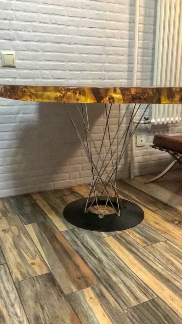 Live Edge Resin Centre Table