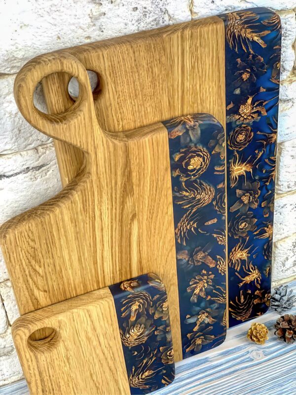 Resin & Wood Cutting Board Set of 3