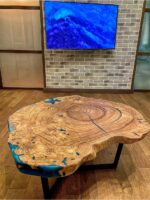 Live Edge Resin Coffee Table