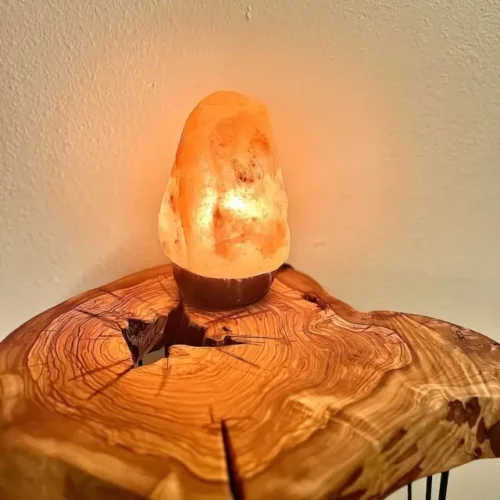 Epoxy Resin & Teak Lamp photo review