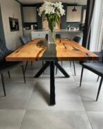 6 Seater Dining Set - Epoxy Resin