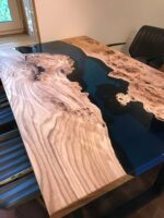 Extendable Dining Room Table - Epoxy Resin