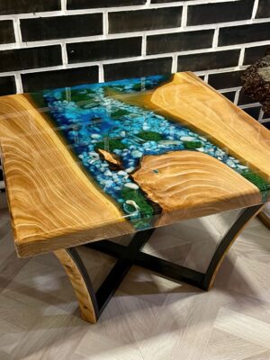 Epoxy Resin Centre Table