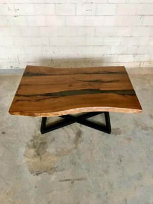 Wooden New Design Of Center Table - Epoxy Resin