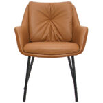 Orange Upholstered Dining Chair - UrbanoSeat