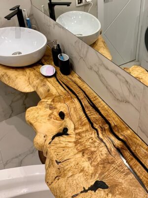 Modern Bathroom Sink Countertop- Epoxy Resin