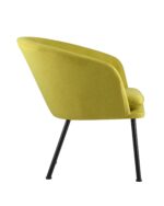 Lime Green Fabric Dining Chair - CitrusSplash