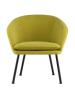 Lime Green Fabric Dining Chair - CitrusSplash