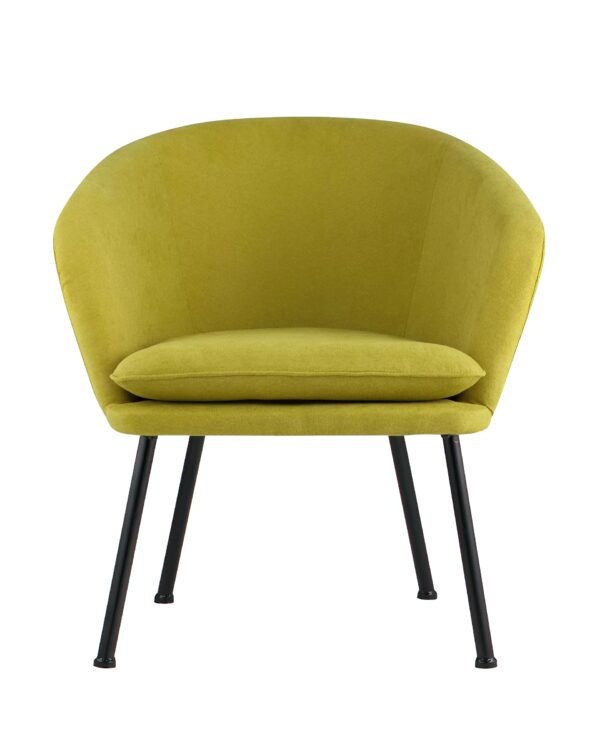 Lime Green Fabric Dining Chair - CitrusSplash