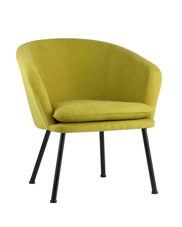 Lime Green Fabric Dining Chair - CitrusSplash